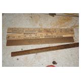 Collection of Wooden Rulers