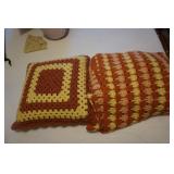 Crocheted Blanket & Pillow Set