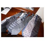 Collection of 8 Clip On Ties