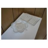 2 Vtg Serving Dishes