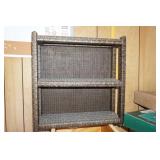 Wicker 2 Shelf Decor