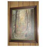 Framed Picture of a Girl