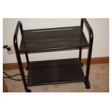 Black Rolling Mesh Printer Table