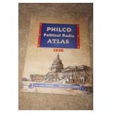 1936 Philco Policial Radio Atlasa Book
