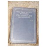 1937 Pocket Webster Dictionary Book