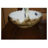 Vtg Milk Glass Basket by Imperial