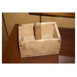 Wooden Butter Press