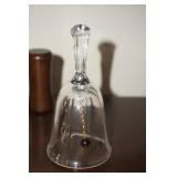 Lead Crystal Bell w/February