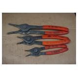Set of 3 Matco Ring Pliers