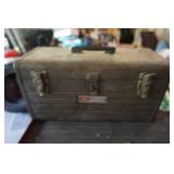 Vtg Metal Craftsman Tool Box