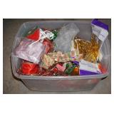 Tote Full of Christmas Decor