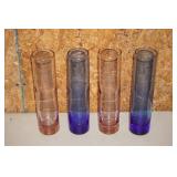 4 Tall Thin Bud Vases