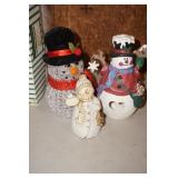 Collection of 3 Snowman