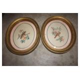 Pair of Vtg Pictures w/birds