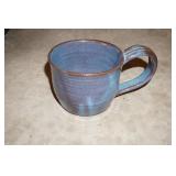 Blue Pottery Mug
