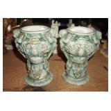 Pair of Cherub Vases