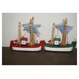 2 Mini Sail Boats