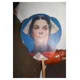 Vtg Hand Fan Rocky Mount Leading Firms of RM