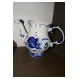 Blue & White Tea Pitcher no lid