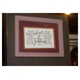 Wall Decor F&M The Lord