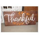 Wall Decor Thankful