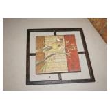 Metal & Wood Bird Wall Decor