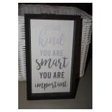 Wall Decor "You are Kind, You are Smart, You.....