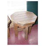 Wooden End Table