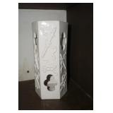 White Tall Candle Holder