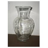 Tall Clear Vase