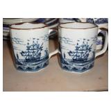 2 Coffee Cups w/boats