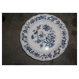 Blue & White Plate Blue Bonnet
