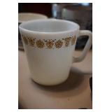 Vtg Pyrex Coffee Cup