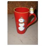 Red Snowman Cup