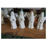 Set of 4 Angels Porcelain