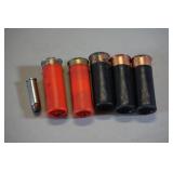 Small Collection of Shot Gun Shells & 1 Bullet