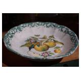 Bowl w/fruit on top made in Italy
