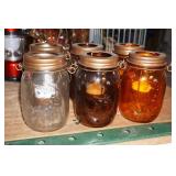 Collection of Mason Jar w/tea lights
