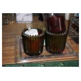 Collection of Candles & Candle Holders