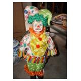 Clown on a stand