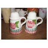 Large Apple Salt & Pepper Shakers
