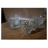Vtg Geometric Shaped Dishes