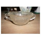 Vtg 2 Handled Sugar Dish