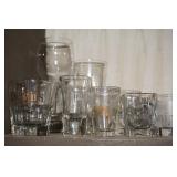 Collection of Shot Glasses & Glassware