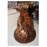 Giraffe Cluster Figurine 1 ear is missing