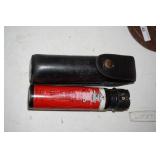 Can of Mace w/leather carry case can is not full