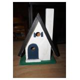 White & Black Bird House