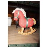 Decorative Rocky Horse Red