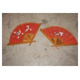 Pair of Asian Theme Cans