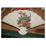 Porcelain Fan Style Trinket Dish